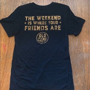 Black short sleeve shirt-Old Camp Whiskey